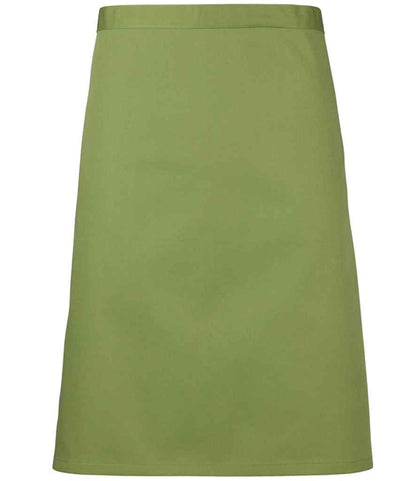 Premier 'Colours' Mid Length Apron in Oasis Green