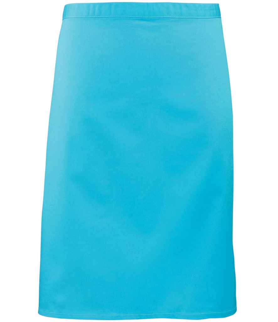 Premier 'Colours' Mid Length Apron in Turquoise Blue