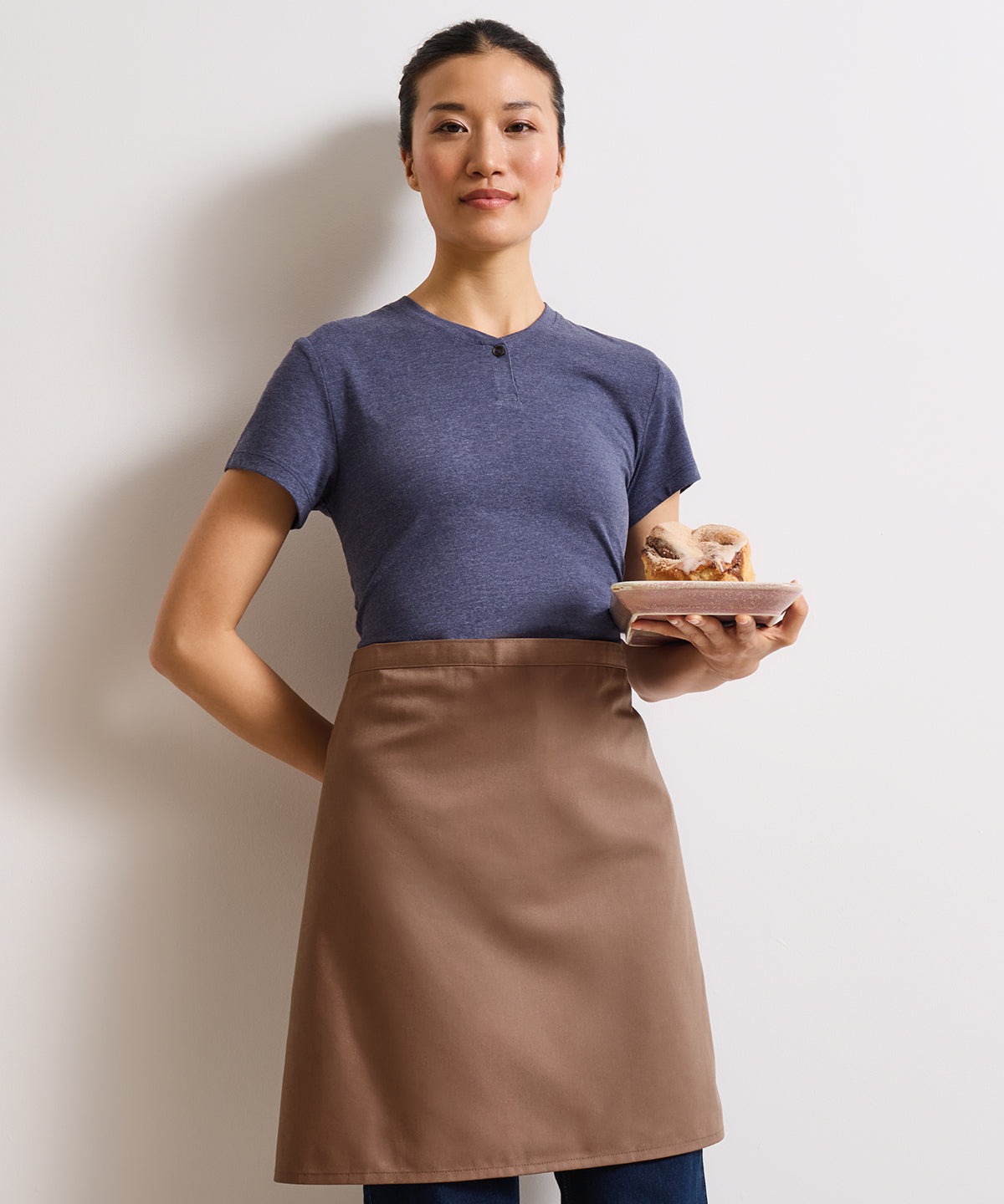 Premier Colours mid-length apron Apple