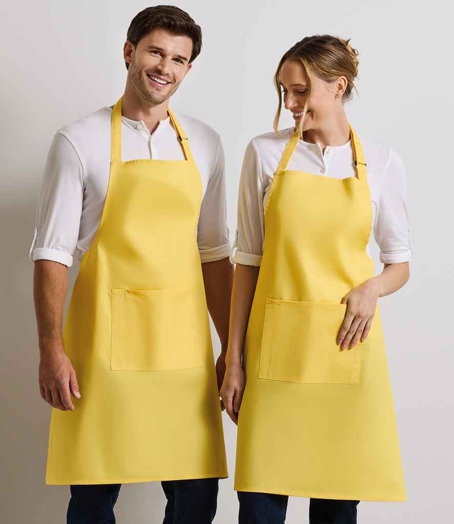 Premier Premier 'Colours' Bib Apron with Pocket Lemon