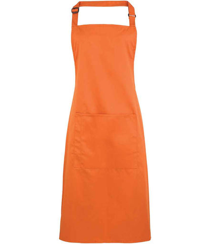 Premier 'Colours' Bib Apron with Pocket in Terracotta