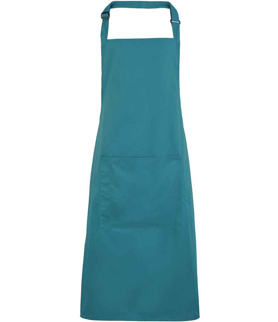 Premier 'Colours' Bib Apron with Pocket in Teal