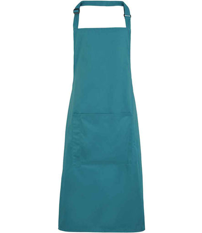 Premier 'Colours' Bib Apron with Pocket in Teal