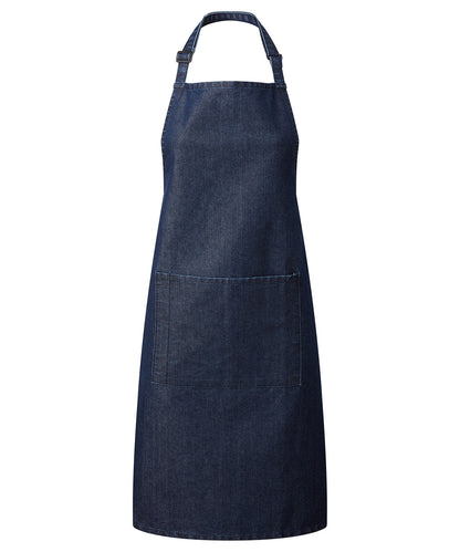 Premier Colours bib apron with pocket Indigo Denim