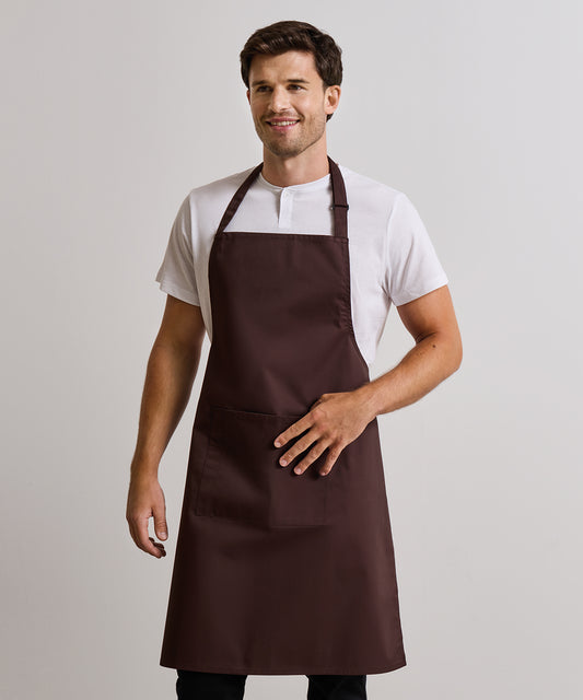 Premier Colours bib apron with pocket Apple
