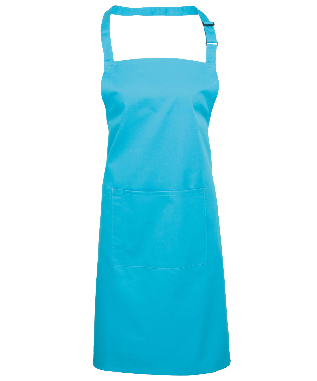 Premier Colours bib apron with pocket Turquoise