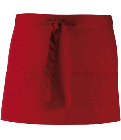 Premier 'Colours' 3 Pocket Apron in Burgundy