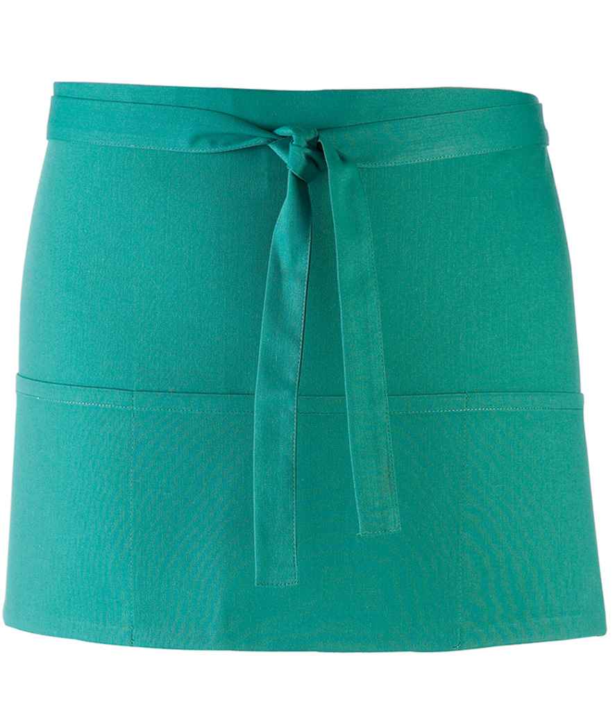 Premier 'Colours' 3 Pocket Apron in Emerald