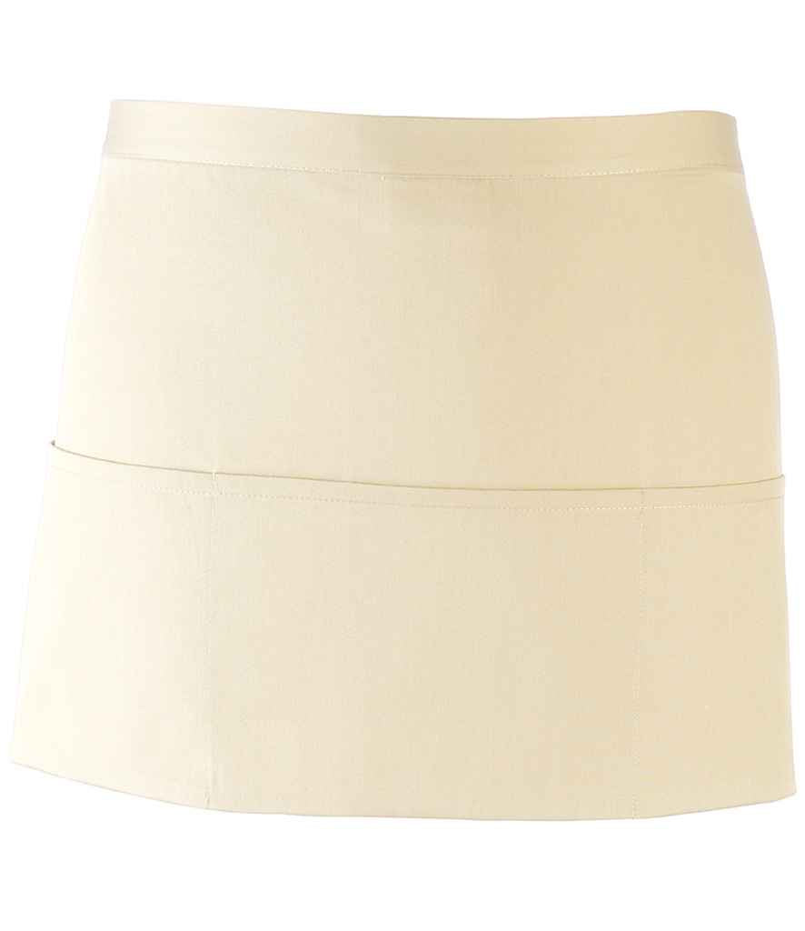 Premier 'Colours' 3 Pocket Apron in Natural