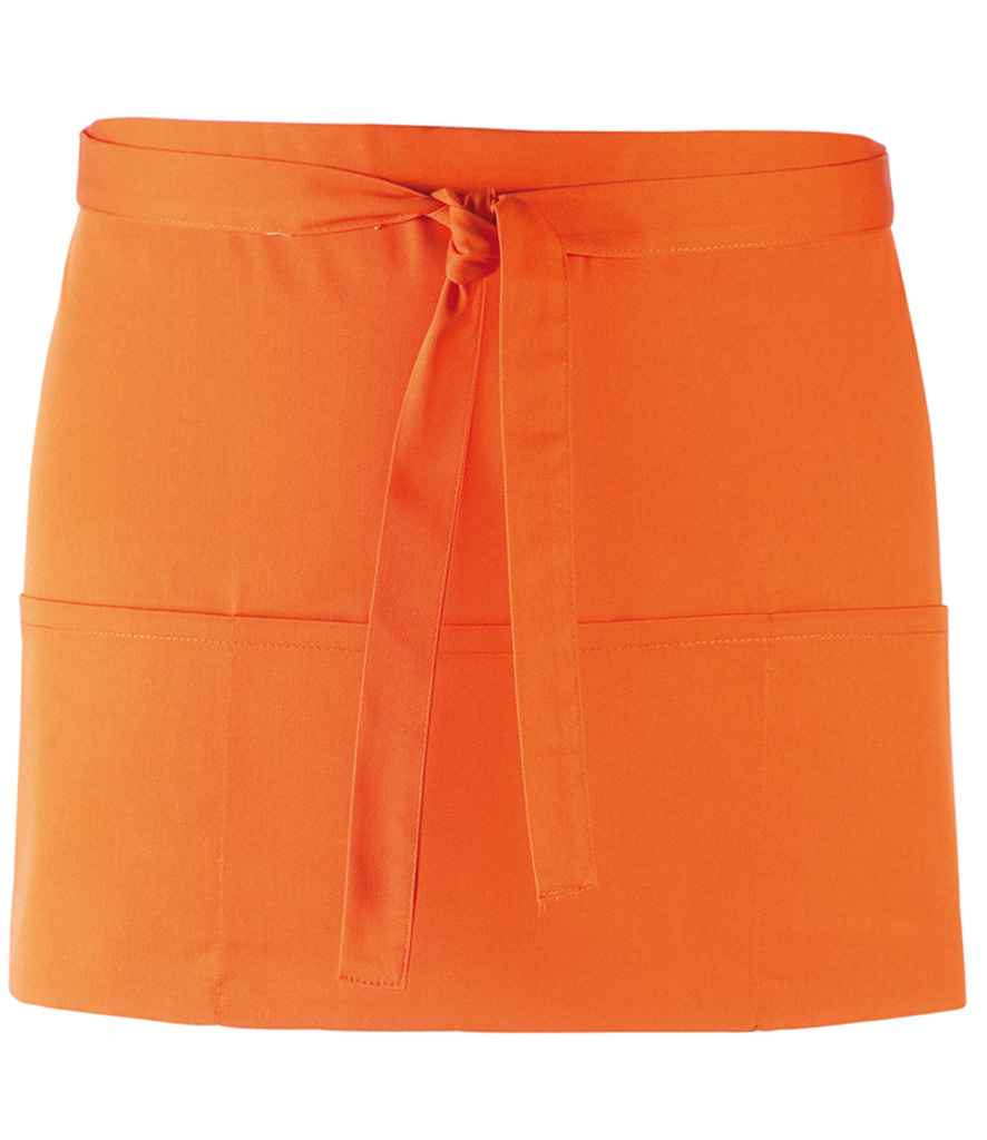 Premier 'Colours' 3 Pocket Apron in Orange
