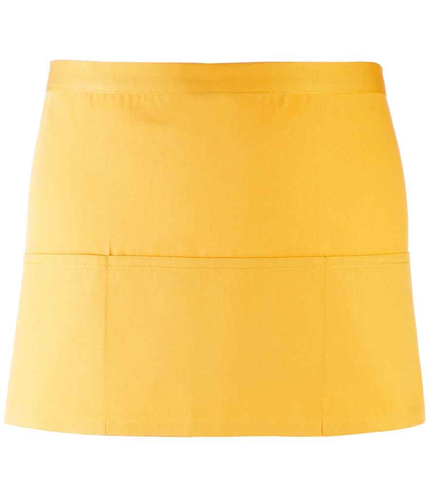Premier 'Colours' 3 Pocket Apron in Sunflower
