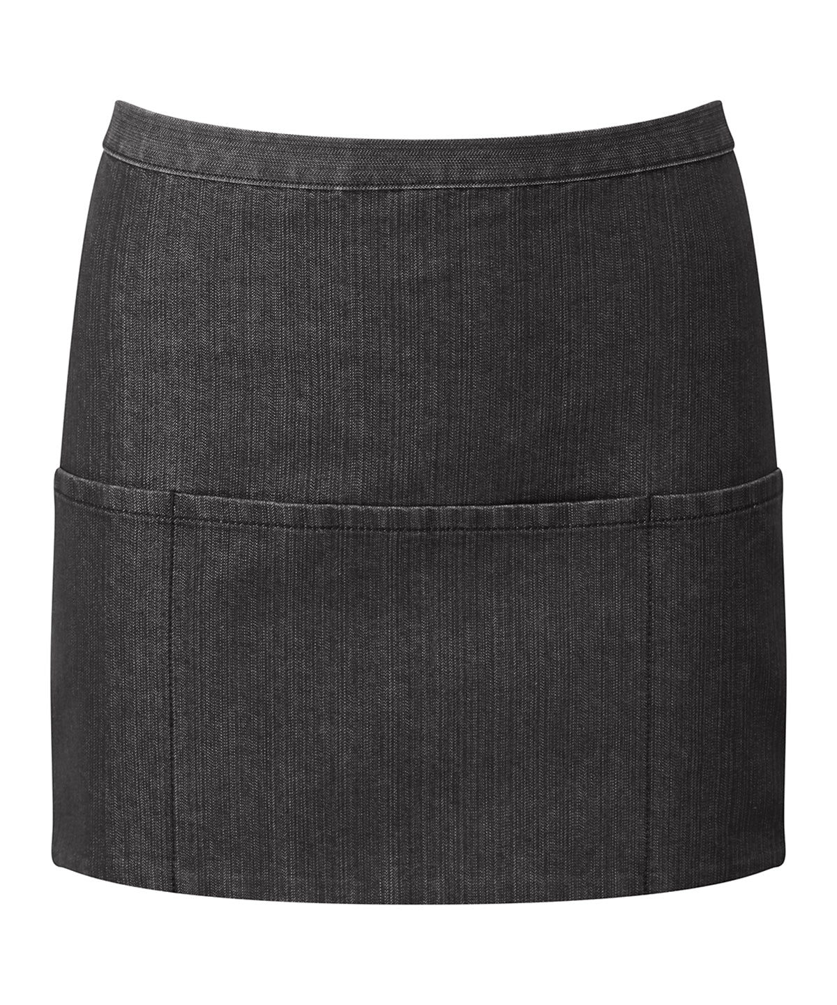 Premier Colours 3-pocket apron Black Denim