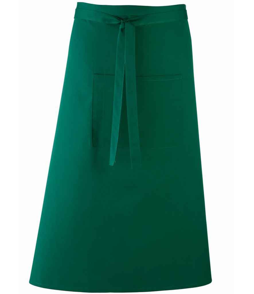 Premier 'Colours' Bar Apron in Bottle Green
