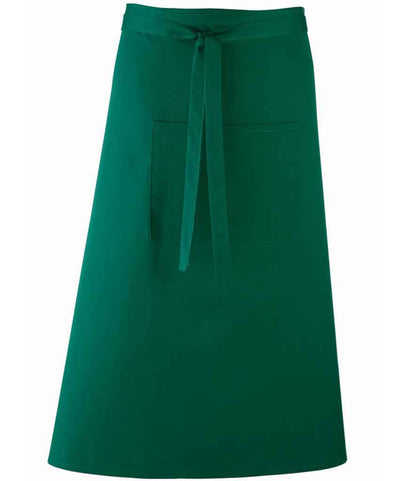 Premier 'Colours' Bar Apron in Bottle Green