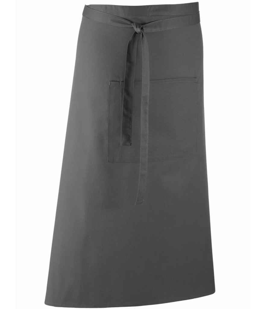 Premier 'Colours' Bar Apron in Dark Grey