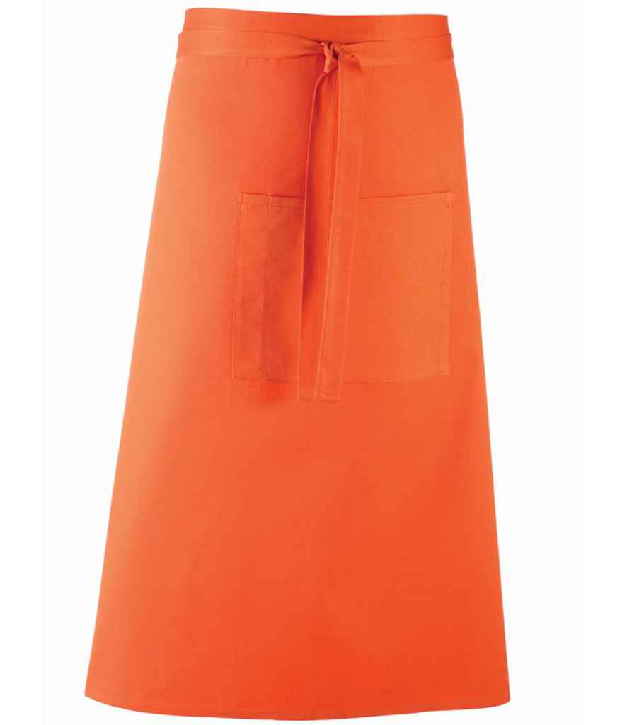 Premier 'Colours' Bar Apron in Orange