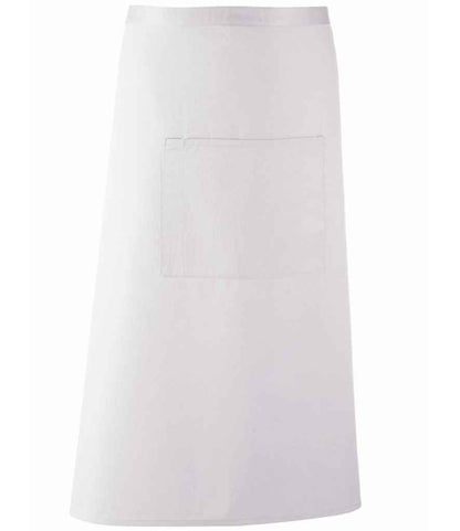Premier 'Colours' Bar Apron in White