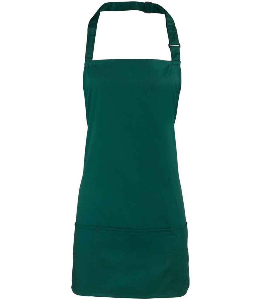 Premier 'Colours' 2-in-1 Apron in Bottle Green
