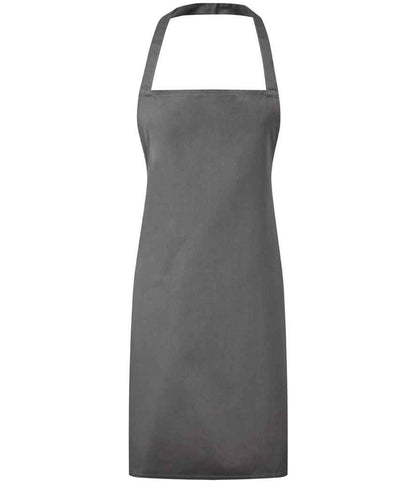 Premier Essential Bib Apron in Dark Grey
