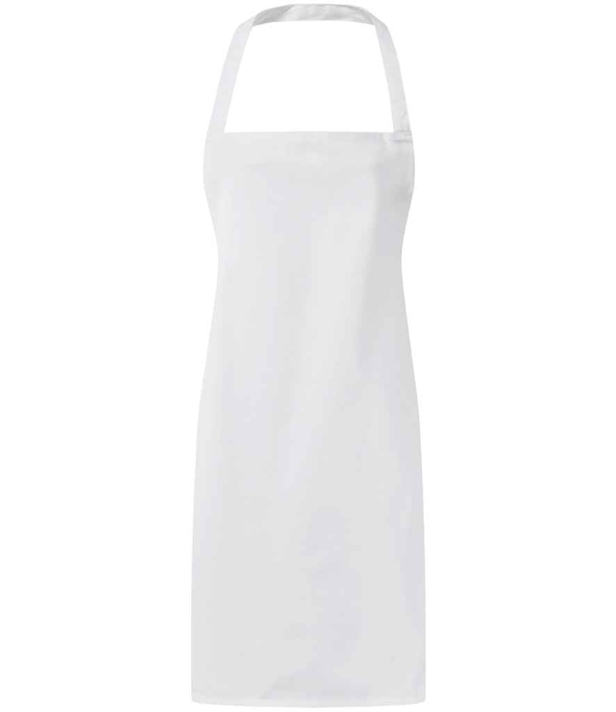 Premier Essential Bib Apron in White