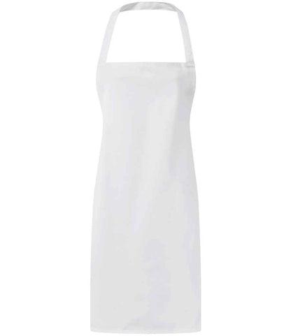 Premier Essential Bib Apron in White
