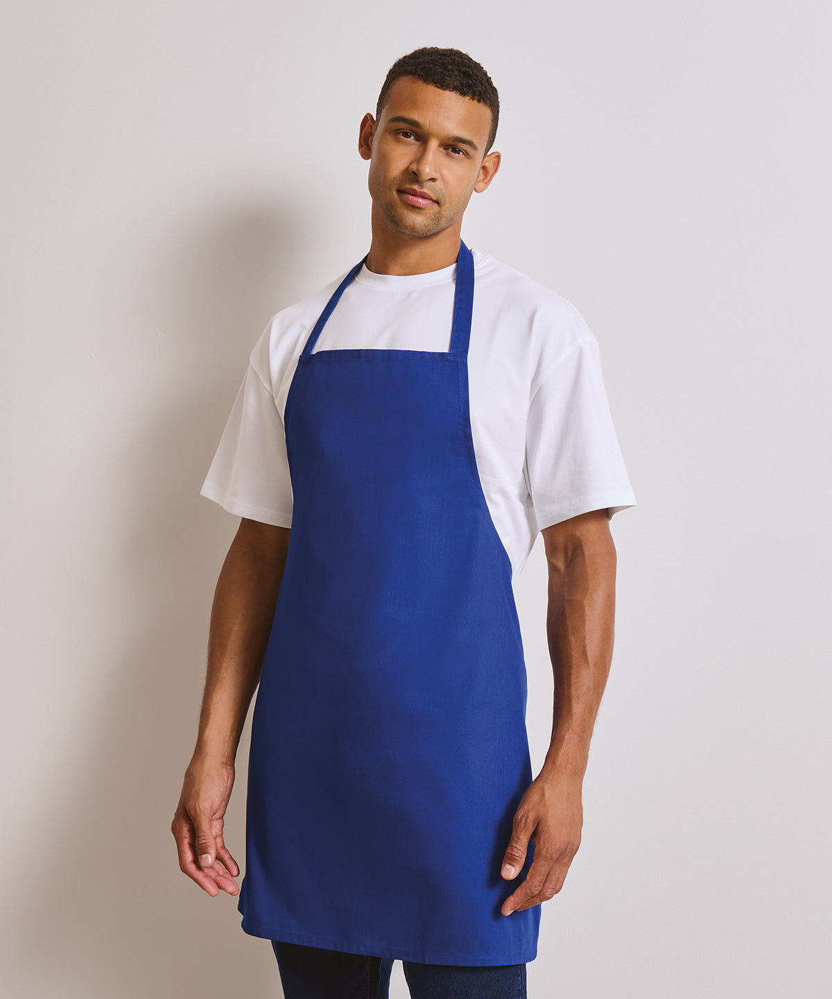 Premier Essential bib apron Black