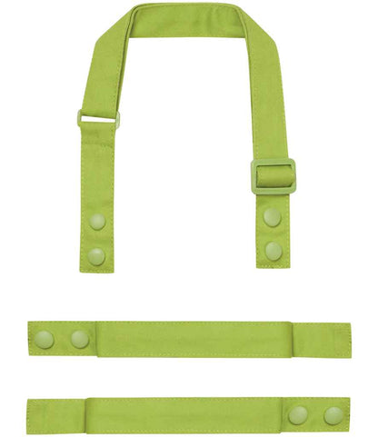 Premier Swap and Pop Customisable Apron Straps in Lime Green