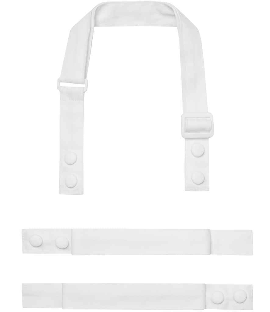 Premier Swap and Pop Customisable Apron Straps in White
