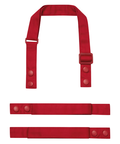 Premier ‘Swap & Pop’ Customisable Apron – Straps Red