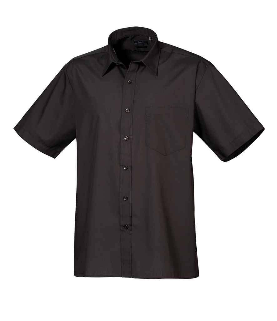 Premier Premier Short Sleeve Poplin Shirt Black