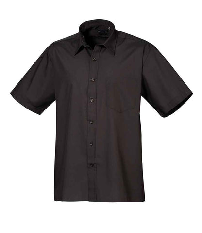 Premier Premier Short Sleeve Poplin Shirt Black