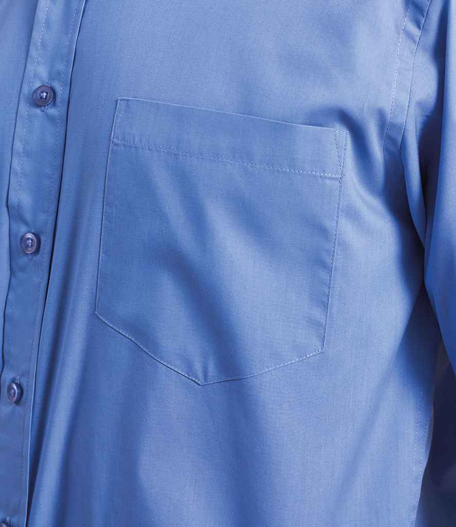 Premier Short Sleeve Poplin Shirt - model image