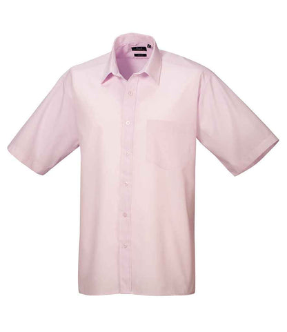 Premier Premier Short Sleeve Poplin Shirt Pink