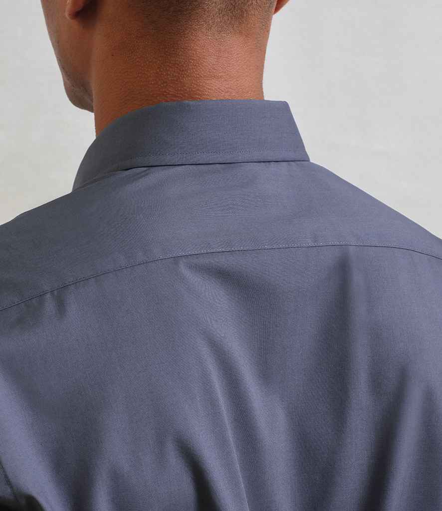 Premier Premier Short Sleeve Poplin Shirt Steel