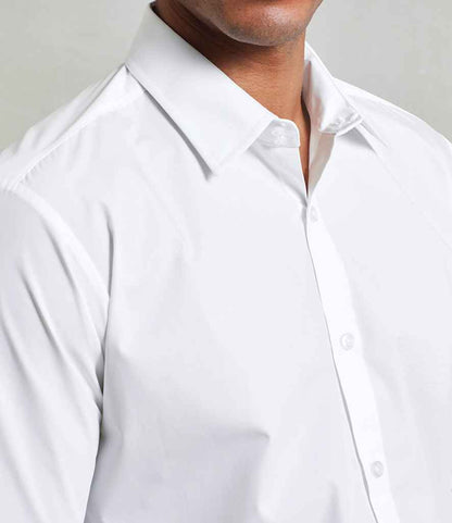 Premier Premier Supreme Long Sleeve Poplin Shirt White