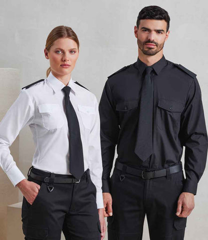 Premier Long Sleeve Pilot Shirt - model image