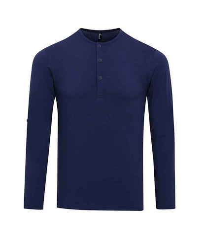 Premier Premier Long John Roll Sleeve T-Shirt Indigo Denim