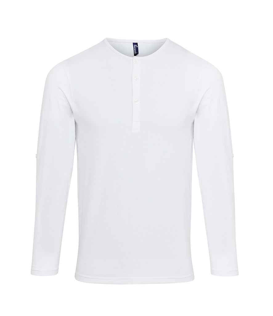 Premier Premier Long John Roll Sleeve T-Shirt White