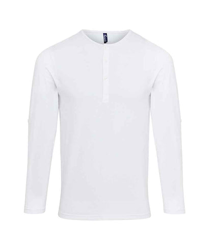 Premier Premier Long John Roll Sleeve T-Shirt White