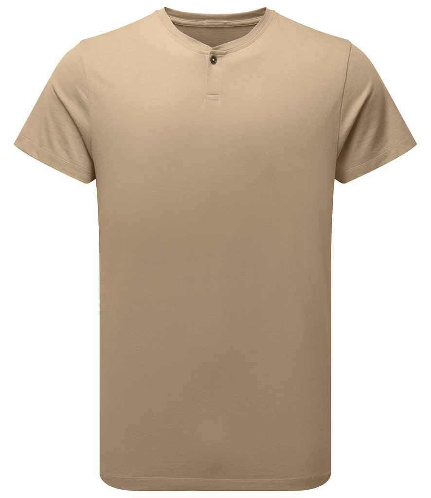 Premier Cotton Rich Comis T-Shirt in Khaki