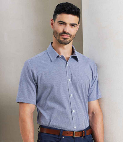 Premier Premier Gingham Short Sleeve Shirt