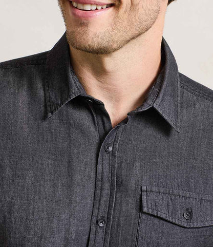 Premier Premier Jeans Stitch Denim Shirt Black Denim