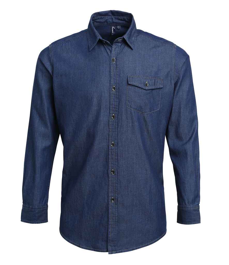 Premier Premier Jeans Stitch Denim Shirt Indigo Denim