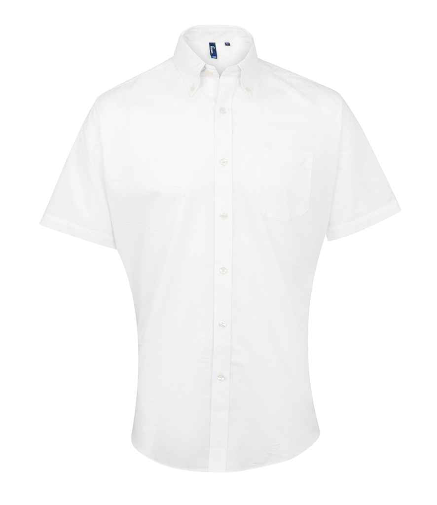 Premier Premier Signature Short Sleeve Oxford Shirt White