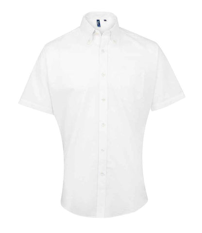 Premier Premier Signature Short Sleeve Oxford Shirt White