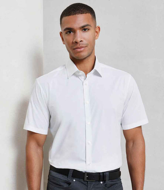 Premier Premier Short Sleeve Stretch Fit Poplin Shirt