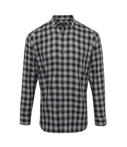 Premier Premier Mulligan Check Long Sleeve Shirt Steel/Black