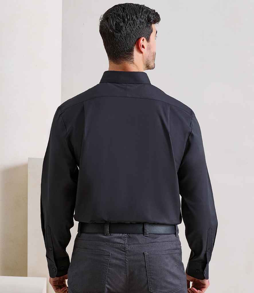 Premier Premier Supreme Long Sleeve Oxford Shirt Black
