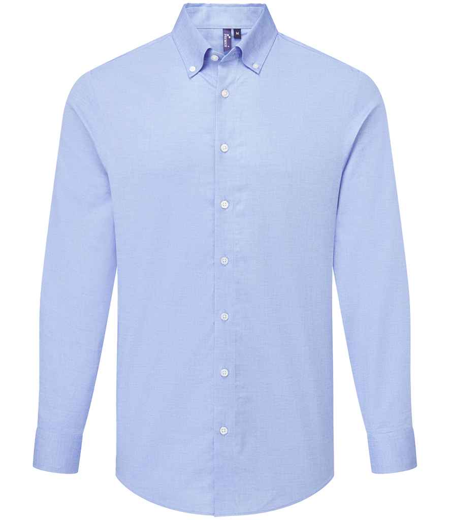 Premier Supreme Long Sleeve Oxford Shirt in Oxford Blue