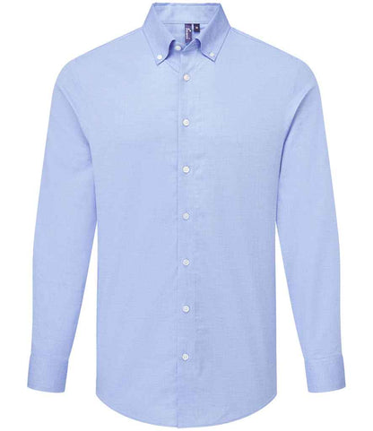 Premier Supreme Long Sleeve Oxford Shirt in Oxford Blue